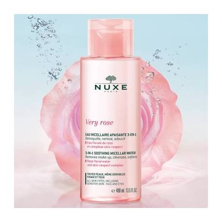 Nuxe Very Rose Agua Micelar 3 en 1 400ml
