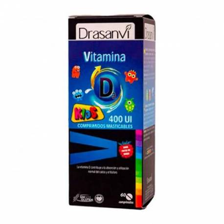 Drasanvi Vitamina D3 Kids 400 UI 60 Comprimidos Masticables