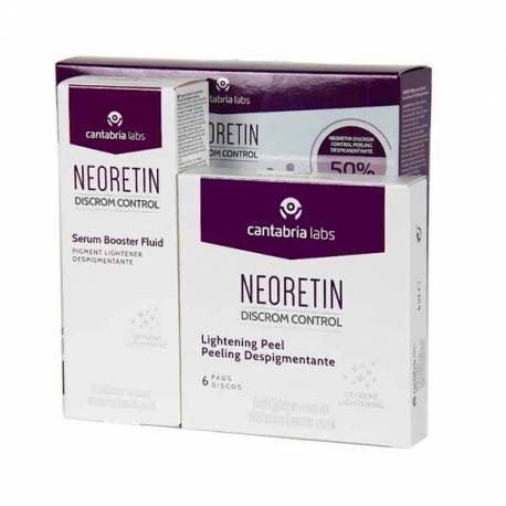 Neoretin Discrom Serum Despigmentante 30ml + Peeling Despigmentante 6 Discos