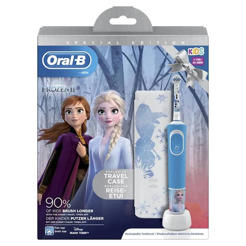 Oral b, Oral-B Cepillo Eléctrico Kids Frozen + Funda de viaje