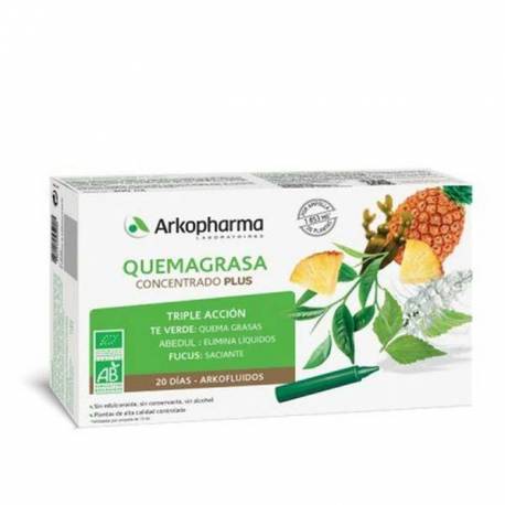 Arkofluido Quemagrasa Concentrado Plus 20 Ampollas