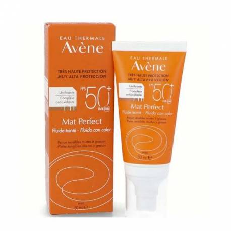 Avene Mat Perfect Fluido con color SPF 50+ 50ml