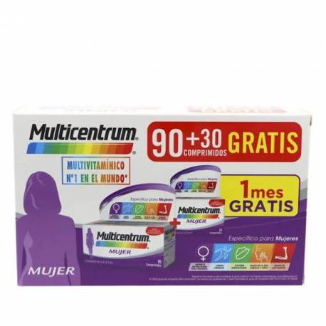 Multicentrum Mujer 90 + 30 Comprimidos