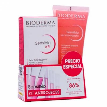 Bioderma Sensibio AR Crema 40ml + Sensibio Gel Moussant 100ml