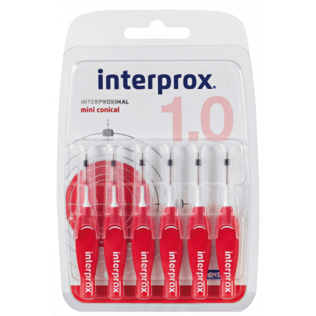 CEPILLO DENTAL INTERPROXIMAL MINI CONICO 6 UNIDADES