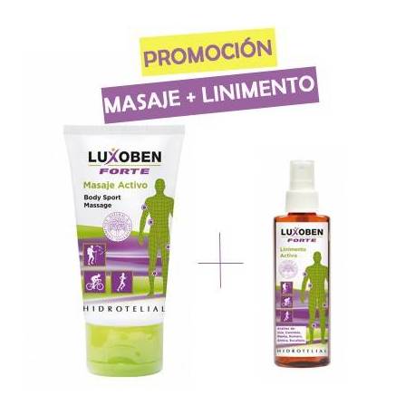 Luxoben Pack Masaje Activo + Linimiento Activo