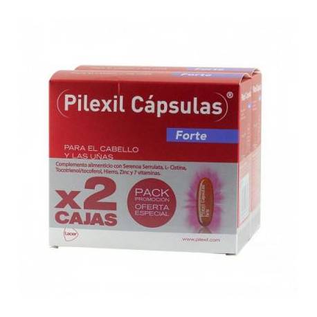 Pilexil Forte Cabello y Uñas 2x100 Cápsulas 