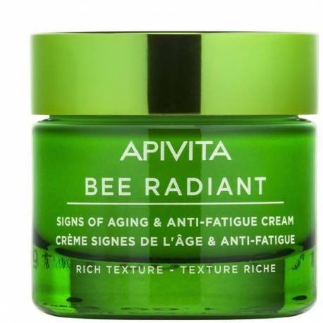 Apivita Bee Radiant Crema Textura Rica 50ml