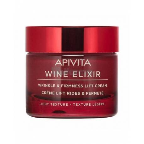 Apivita Wine Elixir Crema Antiarrugas y Reafirmante Textura ligera 50ml