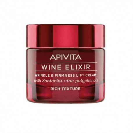 Apivita Wine Elixir Crema Antiarrugas y Reafirmante Textura Rica 50ml