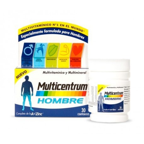 multicentrum hombre 30 comprimidos