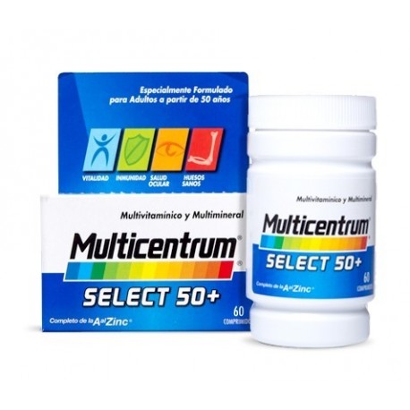 multicentrum select 50+ 30 comprimidos