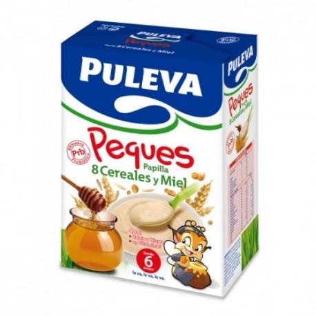 puleva peques 8 cereales y miel 600gr.