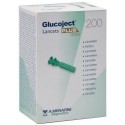 LANCETAS GLUCOJECT LANCETS PLUS 33G 200 U