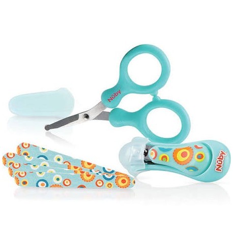 NUBY KIT MANICURA (TIJERA,CORTAUÑAS,4 LIMAS)