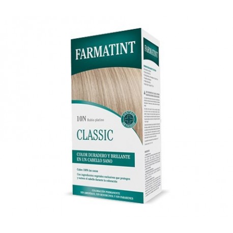 farmatint 10n rubio platino 130 ml.