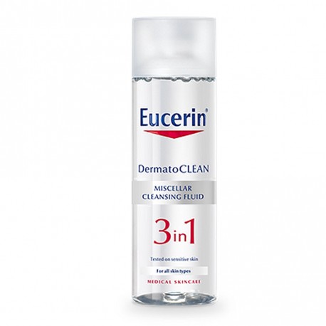 Eucerin Dermatoclean 3 en 1 Solución Micelar Facial Limpiadora 200ml