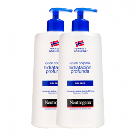 Neutrógena Loción Corporal Hidratación Profunda 750 ml + 750 ml 2 Unidades