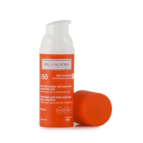 Bella Aurora Fluido Solar SPF50+ Piel Sensible 50ml