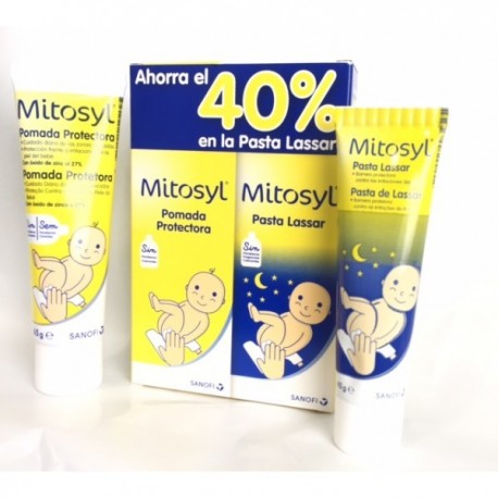 Mitosyl Duplo Pomada Protectora y Pasta Lassar