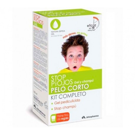 Arkopharma stop piojos kit completo pelo corto 125ml