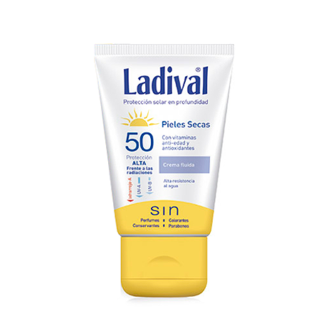 Ladival pieles secas crema fluida spf50 