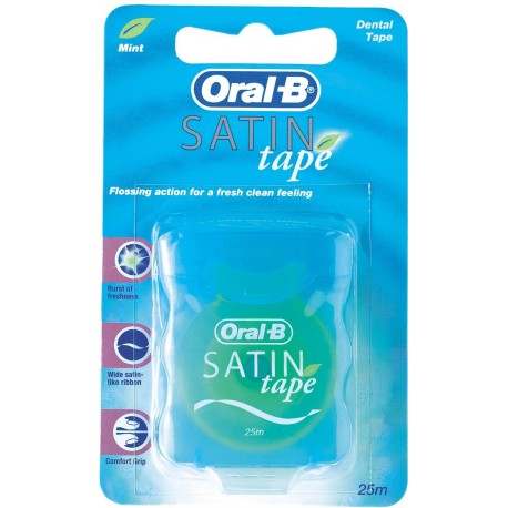 oral-b cinta satin tape menta