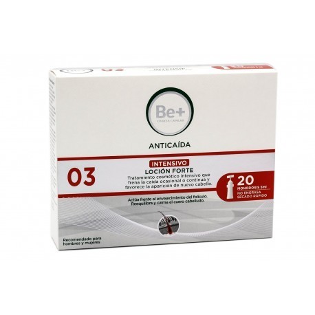 Be+ Loción Forte Intensivo Anticaida 20 Monodosis