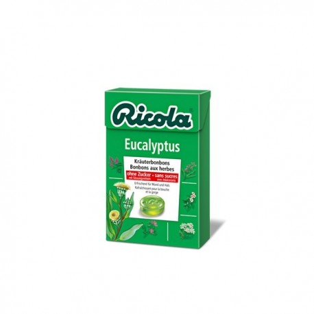 ricola caramelos eucaliptu s/a 50 g.