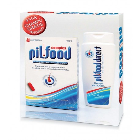 Pilfood 120 Comprimidos + Champu Anticaida Gratis pack ahorro