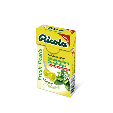 ricola perlas limon-melisa s/a 25 g.