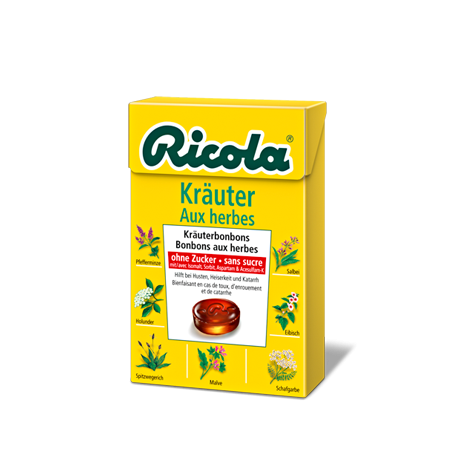 ricola caramelos hierbas suizas s/a 50 g