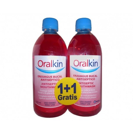 Oralkin Pack 2x1 Enjuague Bucal 500ml