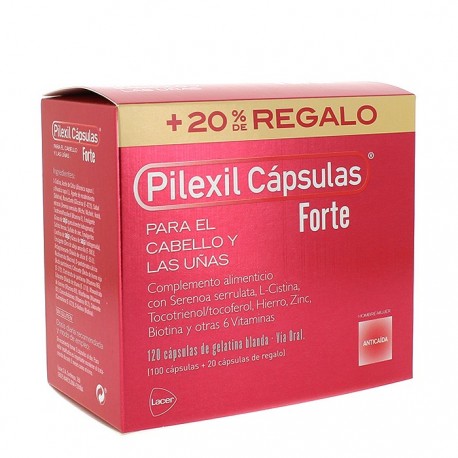 Pilexil Forte 100 + 20 Cápsulas