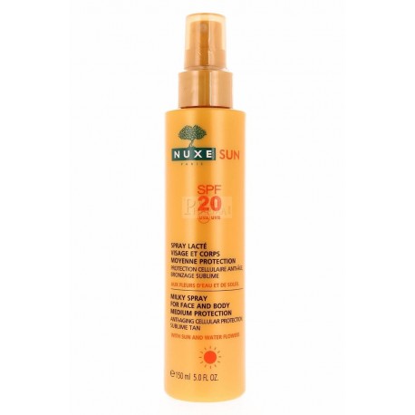 Nuxe Leche Corporal y Facial en Spray SPF 20 Sun