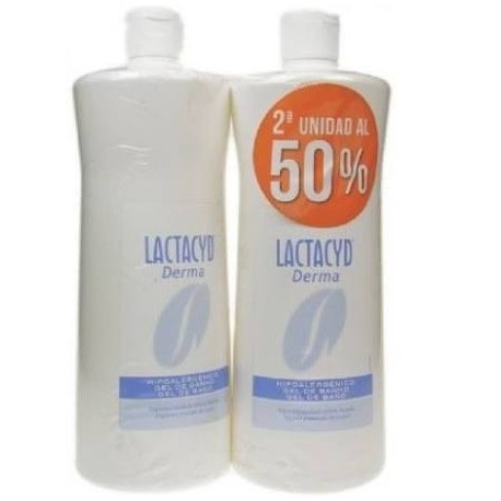 Lactacyd Derma Gel Fisiologico 1 L + 2a ud 50 %