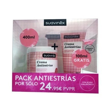 Suavinex Crema Antiestrias 400 ml + 100 ml