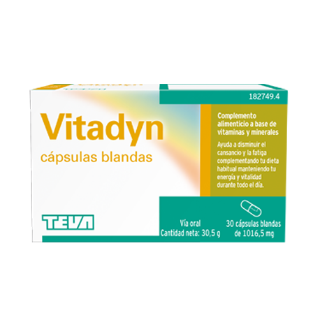 Teva Vitadyn 30 capsulas blandas