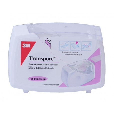 transpore esparadrapo blanco 5x2,5 port