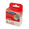 salvelox esparadrapo tela blanco 5 m x 2,5 cm