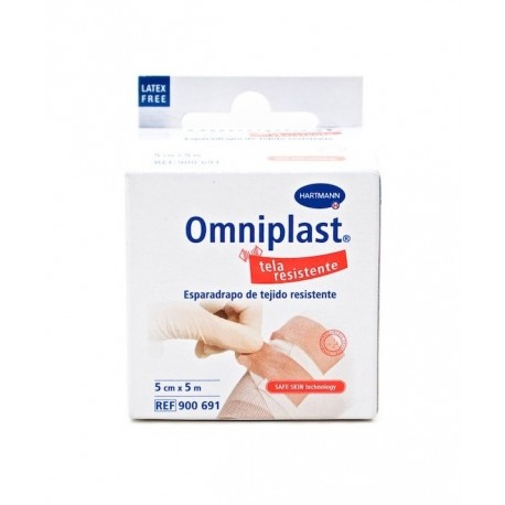 esparadrapo omniplast tela rosa 5mx2,5cm