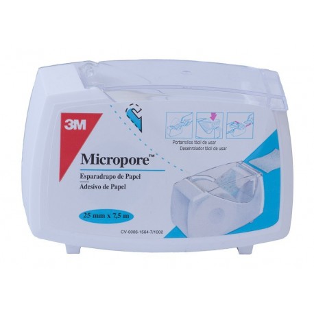 esparadrapo micropore blanco 7,5x2,5 por