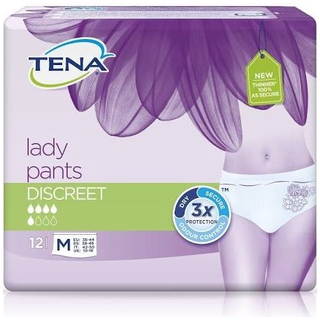 Tena Lady Pants Discreet Talla M 12 Und