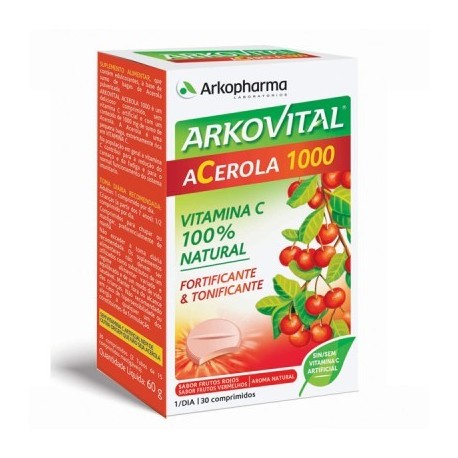 Arkovital Acerola 1000 Vitamina C 30 Comprimidos