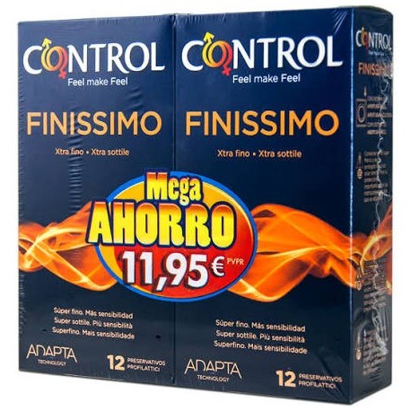 Control Finissimo Duplo 12 + 12 Unidades