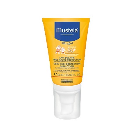 Mustela Leche Solar Muy Alta Protección Especial Cara 40ml