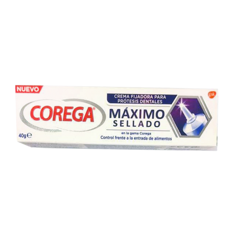 Corega Crema Fijadora Máximo Sellado 40g