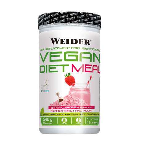 Wieder Vegan Diet Meal 540g Sabor Fresa