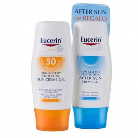 Eucerin Gel Crema Allergy FPS 50+ 150 ml+ After Sun Regalo 150 ml