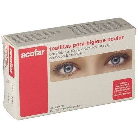 Toallitas Para Higiene Ocular Acofar